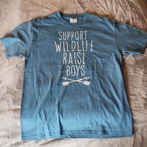 NWOT Port and Company Denim Blue T-Shirt Unisex Adult M